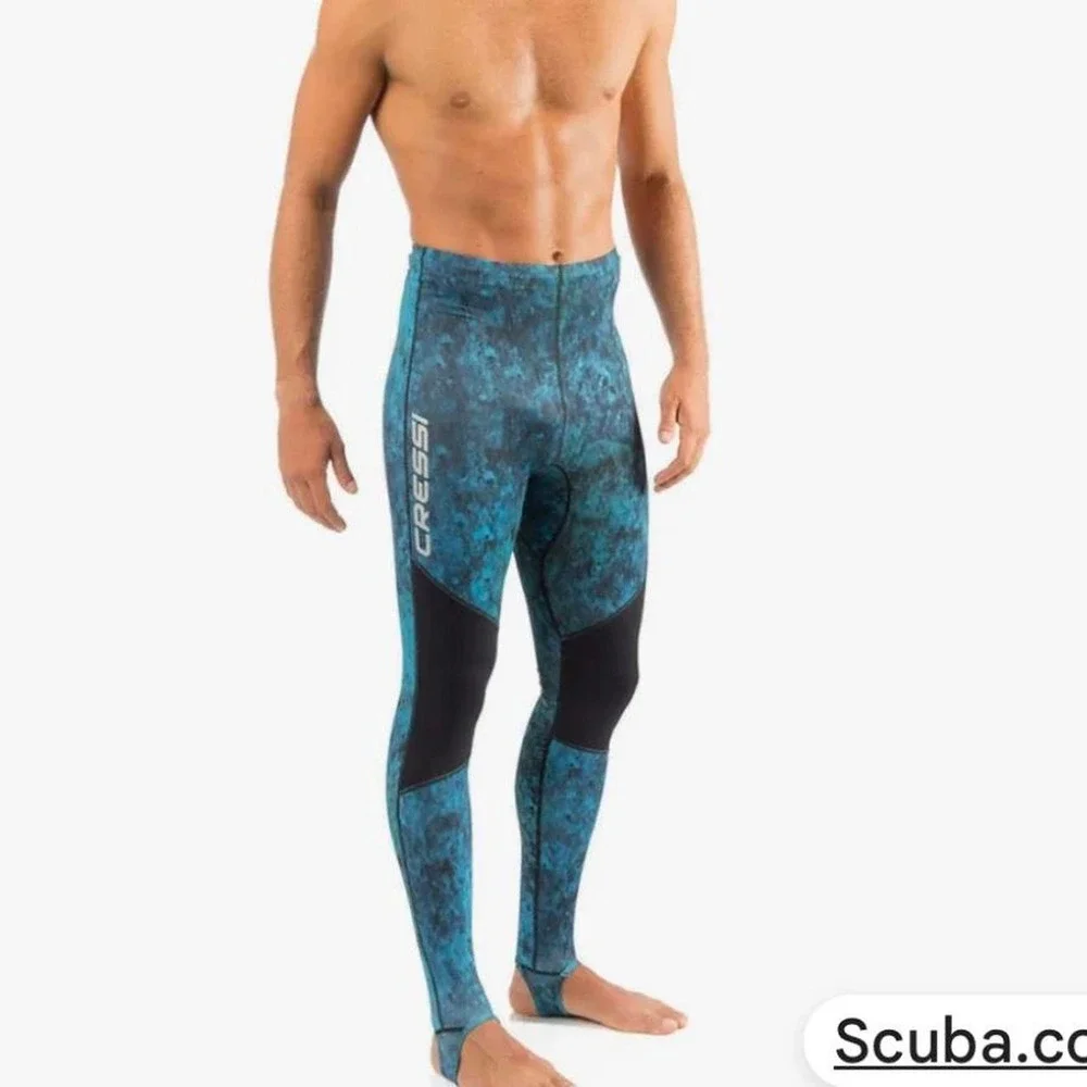 Cressi blue rash gaurd pants, NWT Size M
